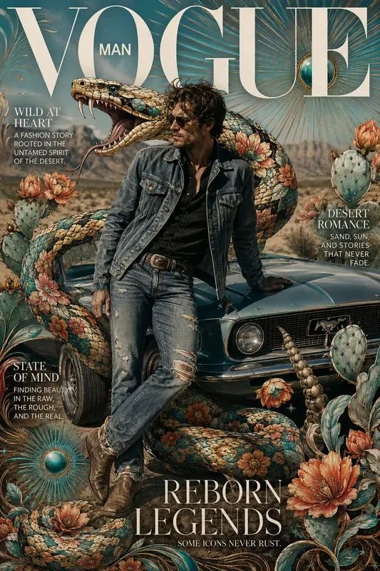 Mixed Media Fashion Magazine Covers