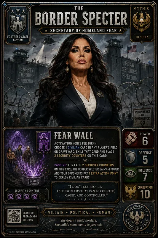 Satirical Politician Tcg Generator
