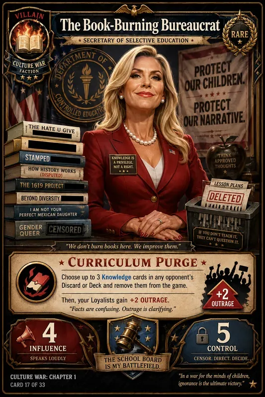 Satirical Politician Tcg Generator
