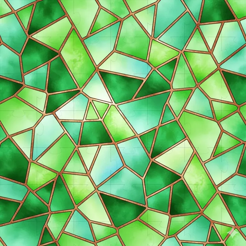 Stained Glass Mosaic Pattern Generator