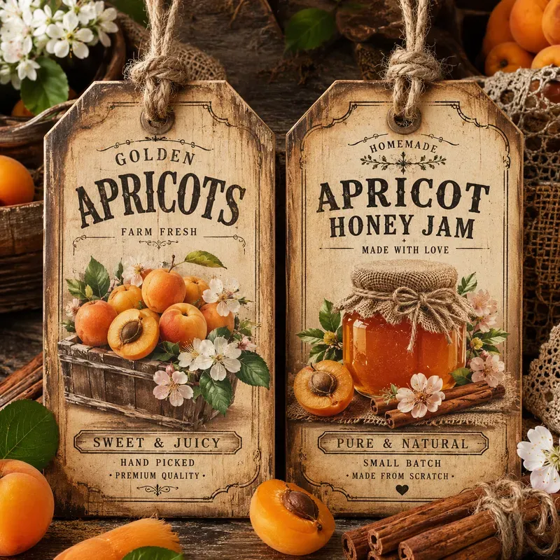 Rustic Pantry Labels Kits