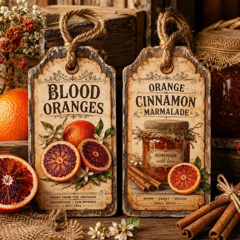 Rustic Pantry Labels Kits