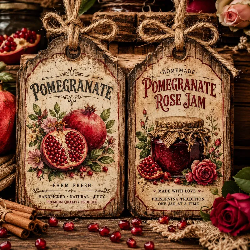 Rustic Pantry Labels Kits