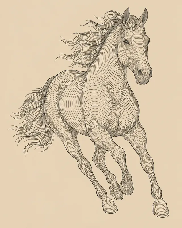 Topographic Contour Line Illustrations