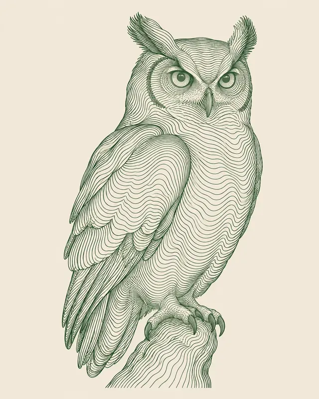 Topographic Contour Line Illustrations