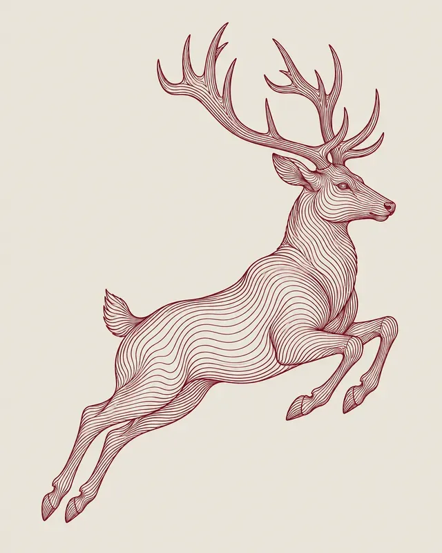 Topographic Contour Line Illustrations