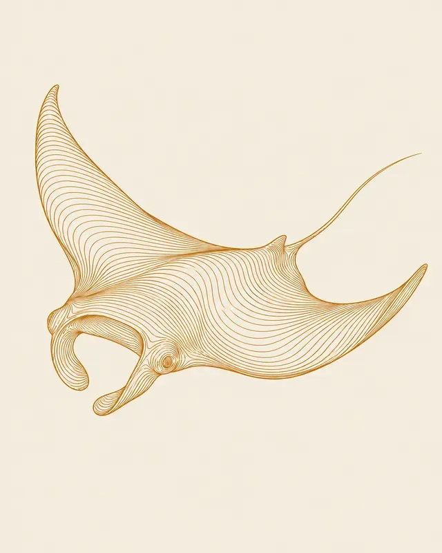 Topographic Contour Line Illustrations