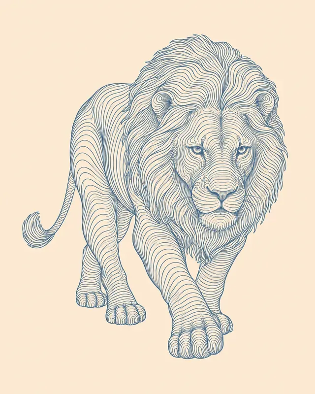 Topographic Contour Line Illustrations