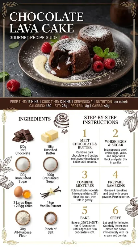 Modern Culinary Recipe Infographics