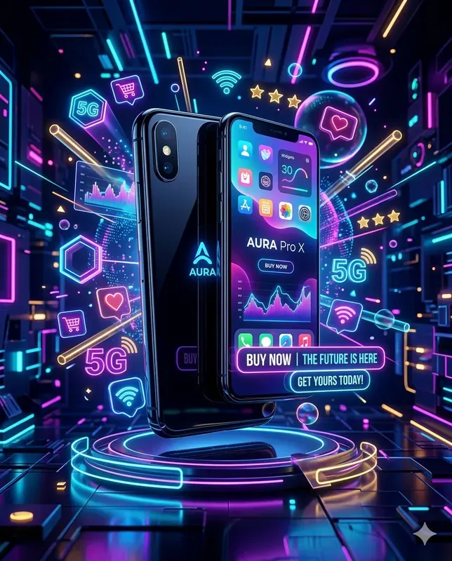 3D Ecommerce Marketing Visuals