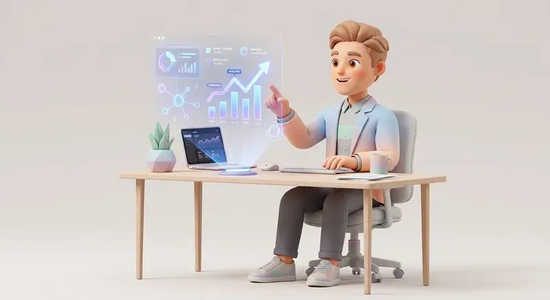 3D Minimalist Business Characters