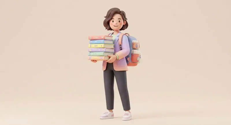 3D Minimalist Business Characters