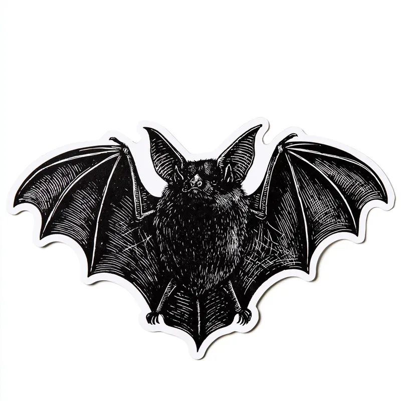 Halloween Scratchboard Sticker Designs
