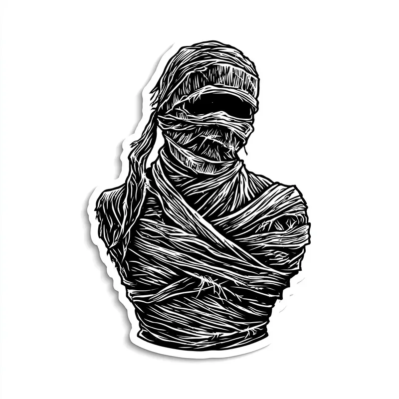Halloween Scratchboard Sticker Designs
