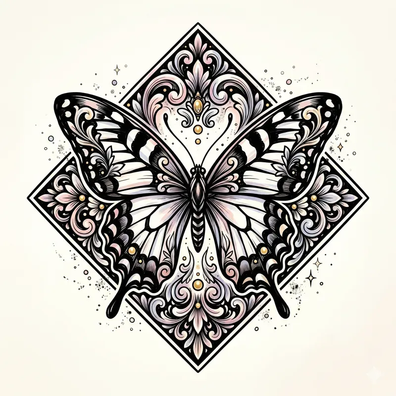 Mythic Butterfly Emblems