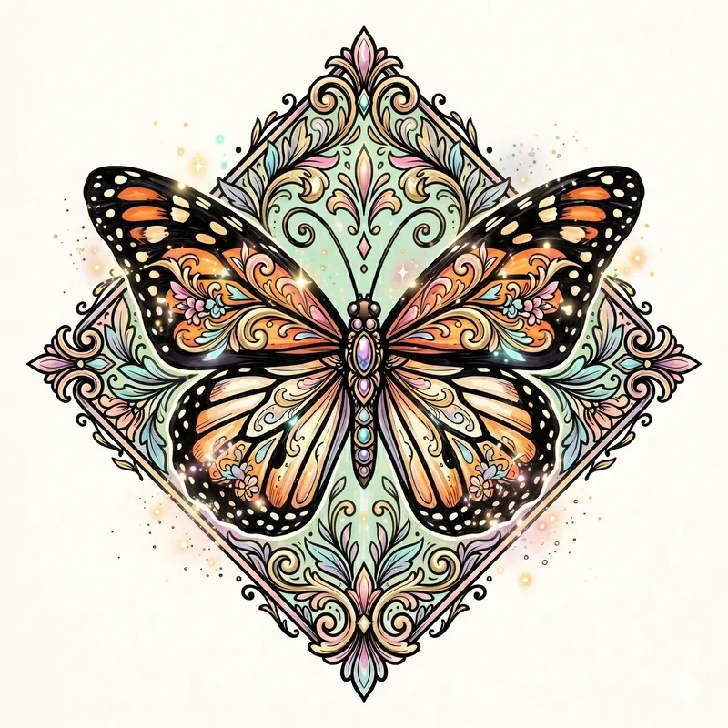 Mythic Butterfly Emblems