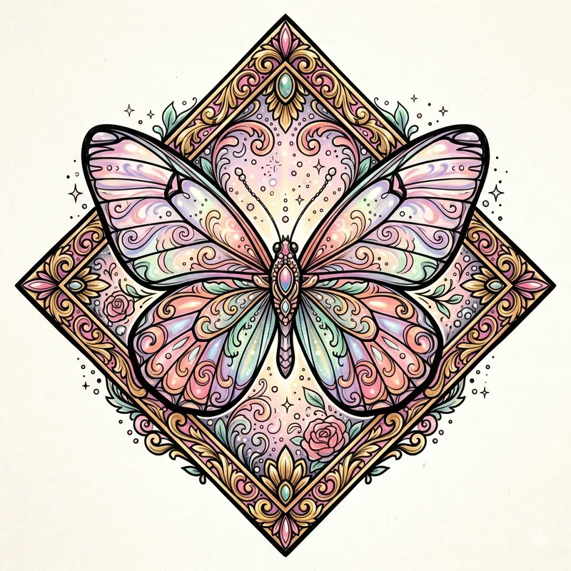 Mythic Butterfly Emblems