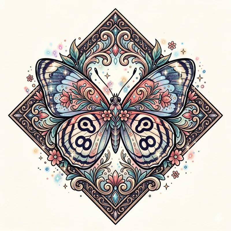 Mythic Butterfly Emblems