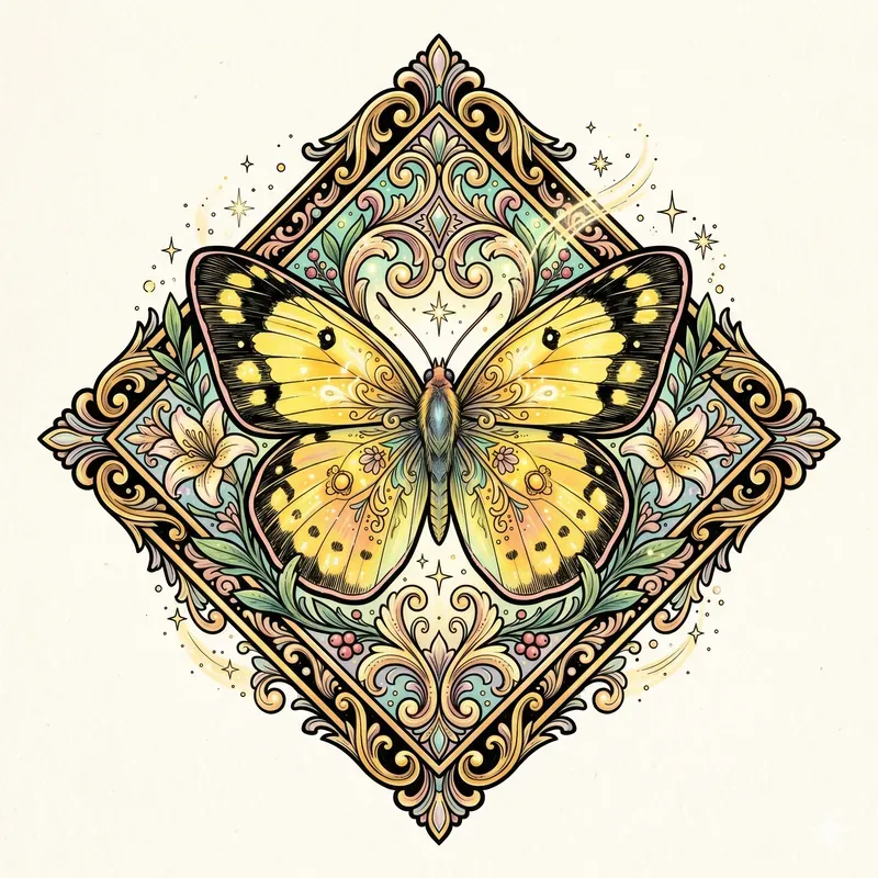 Mythic Butterfly Emblems