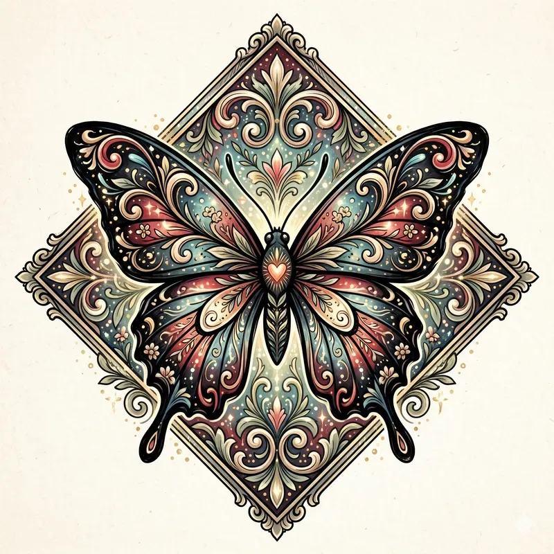 Mythic Butterfly Emblems