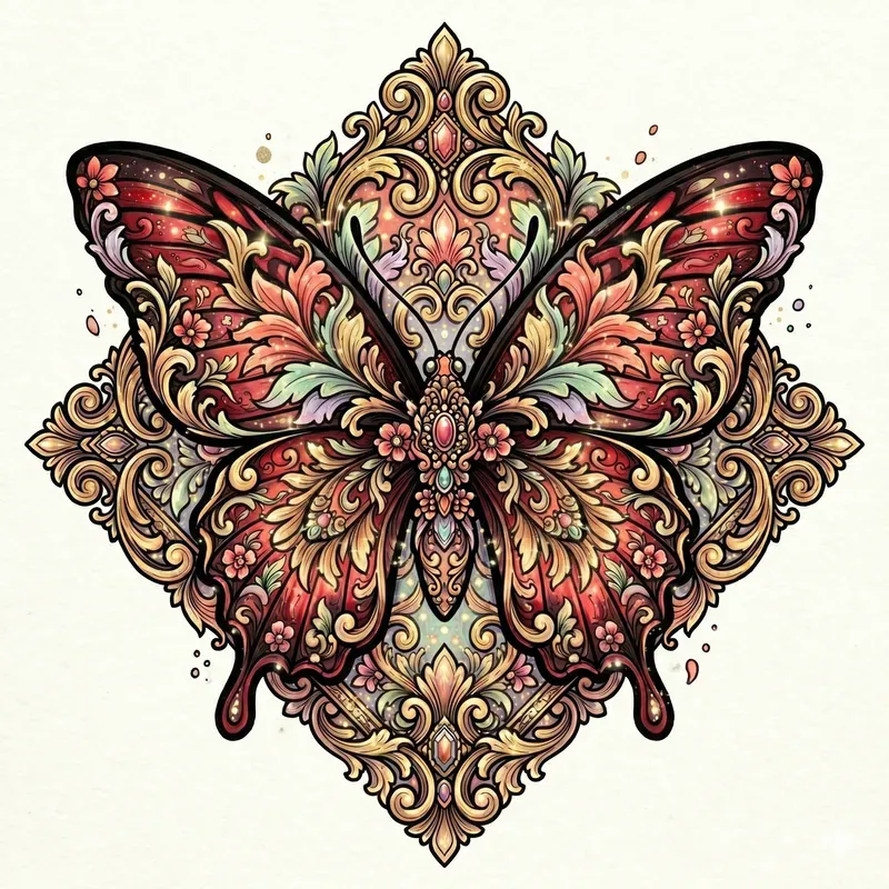 Mythic Butterfly Emblems