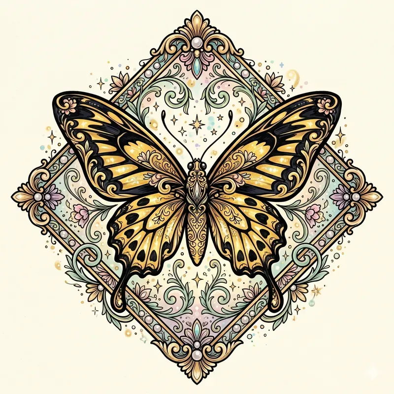 Mythic Butterfly Emblems