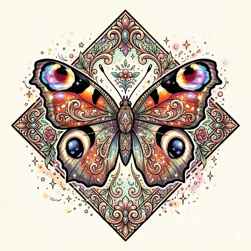 Mythic Butterfly Emblems
