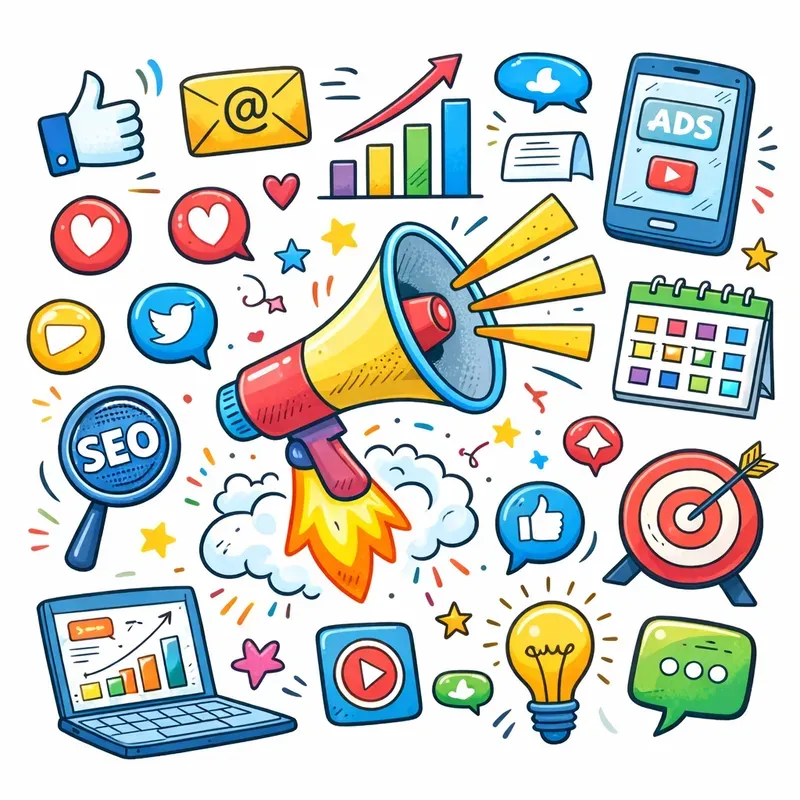 Startup Business Doodle Illustrations