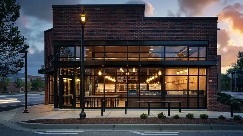 Modern Bakery Cafe Storefronts 0