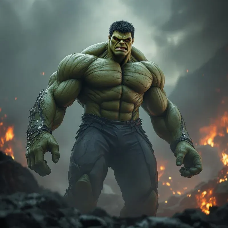 Superheroes In Fire Character Designs