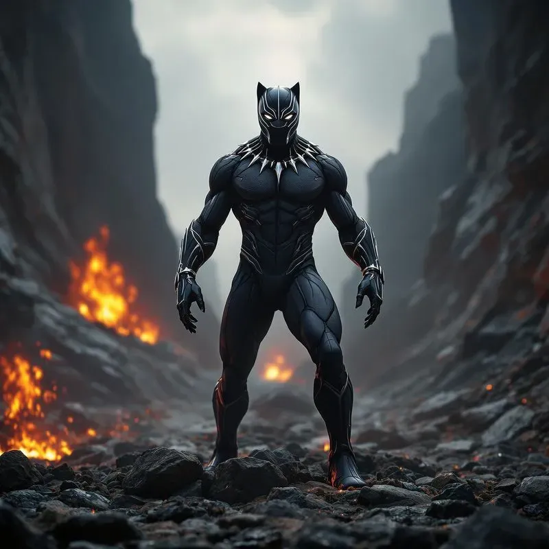 Superheroes In Fire Character Designs