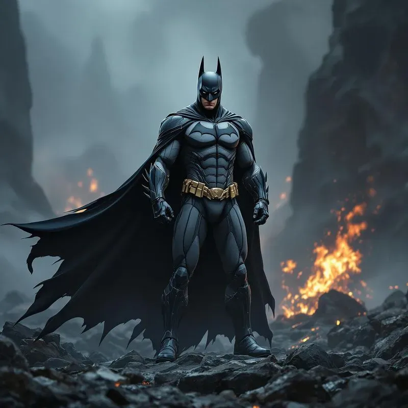 Superheroes In Fire Character Designs