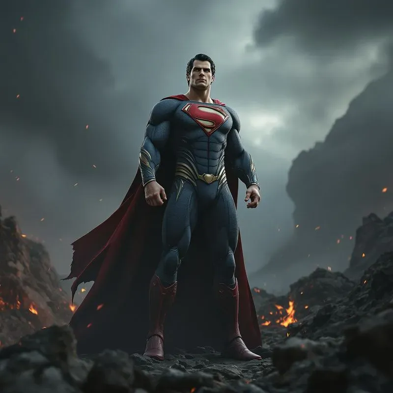 Superheroes In Fire Character Designs