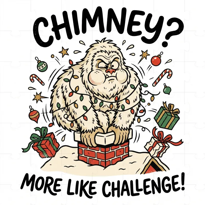 Funny Vintage Christmas Tshirt Art