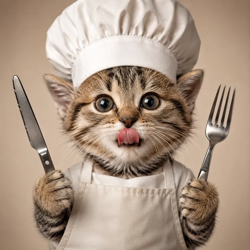 Cute Animal Chef Portraits