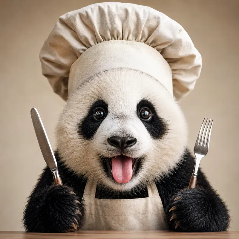 Cute Animal Chef Portraits