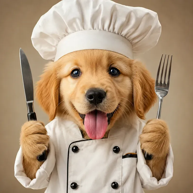 Cute Animal Chef Portraits