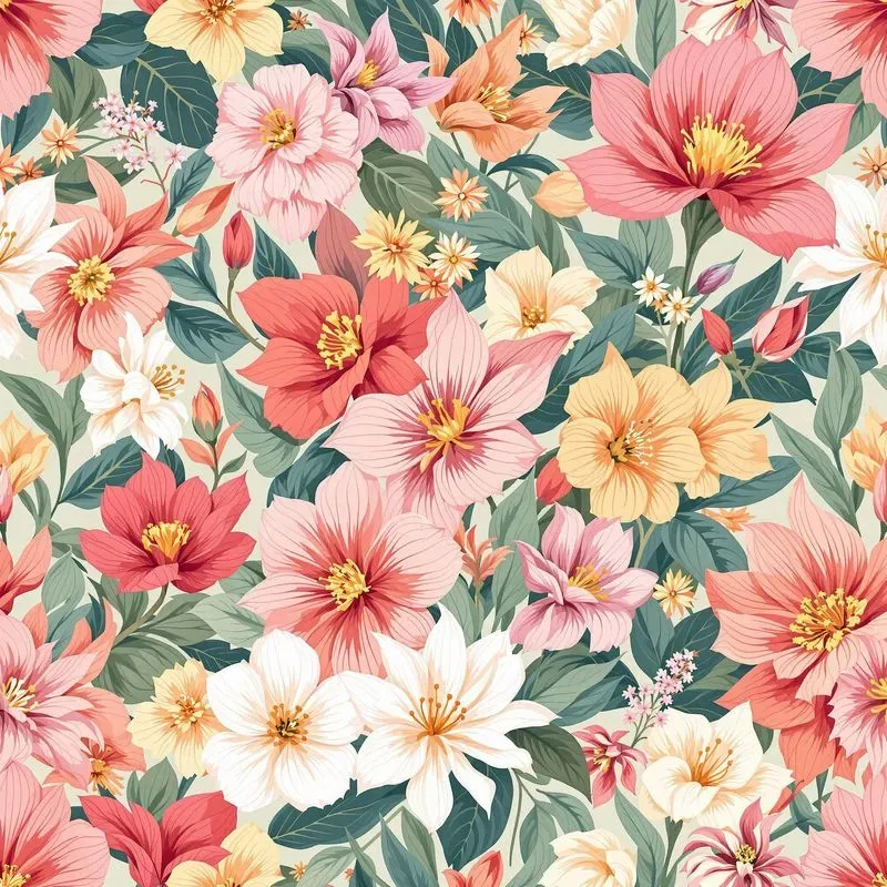 Seamless Floral Wallpapers