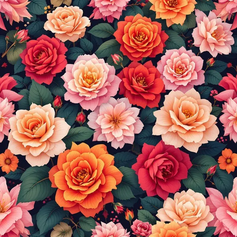 Seamless Floral Wallpapers