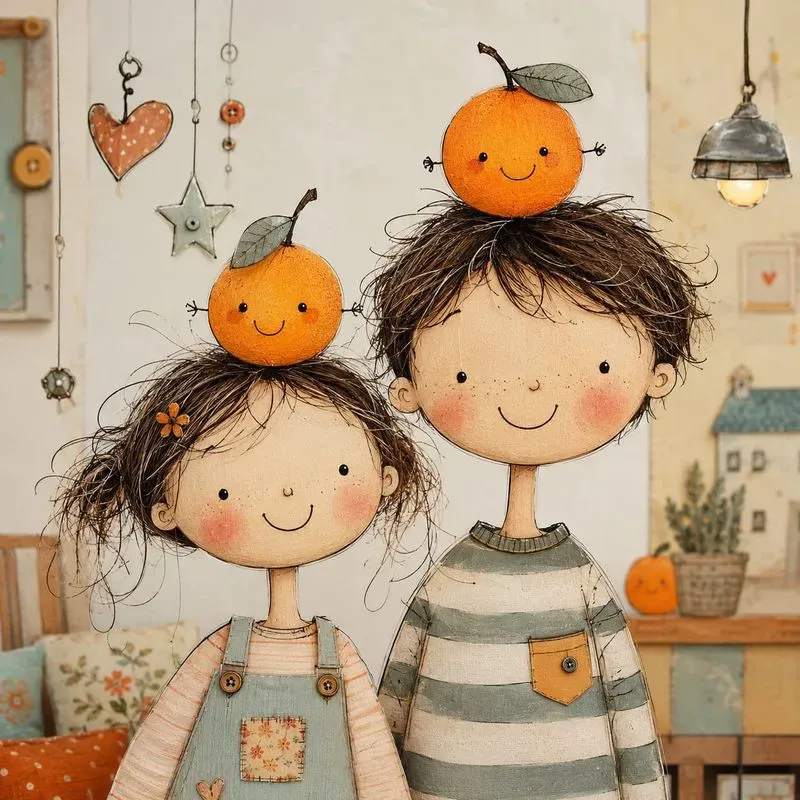 Whimsical Mixed Media Kids
