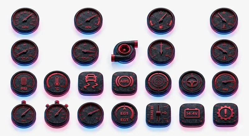 Tactile Noir Pro 3D Icon Studios
