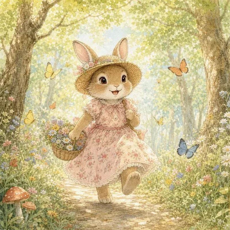 Woodland Fairytale Storybook Art
