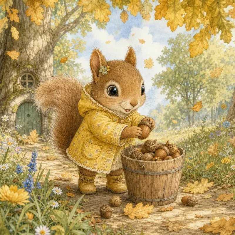 Woodland Fairytale Storybook Art