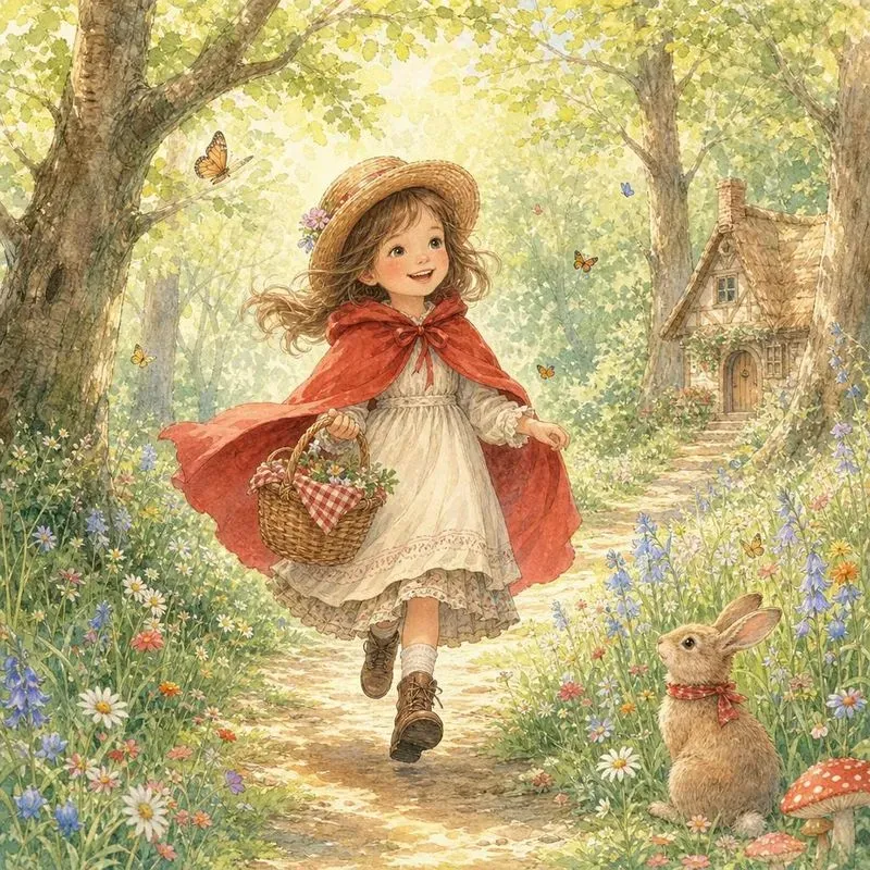 Woodland Fairytale Storybook Art