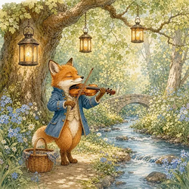 Woodland Fairytale Storybook Art