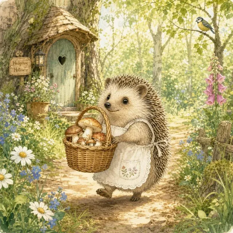 Woodland Fairytale Storybook Art