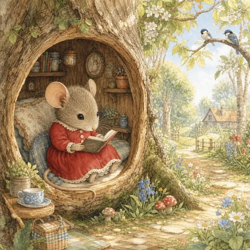 Woodland Fairytale Storybook Art
