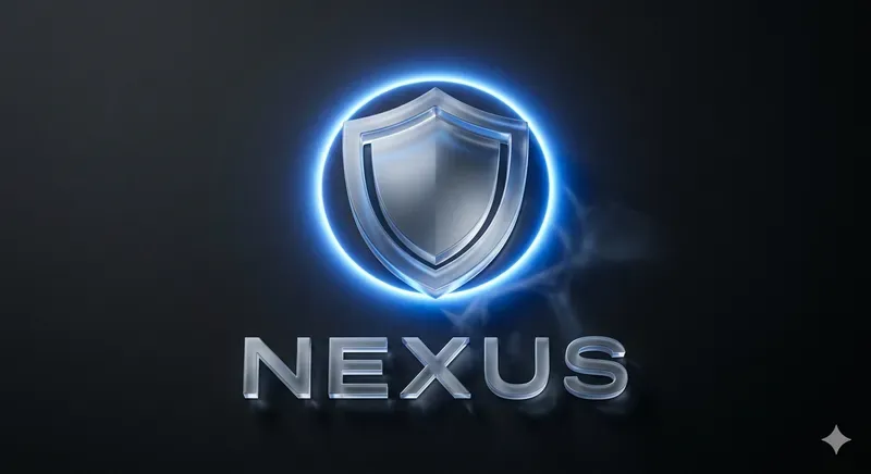 3D Neon Halo Glass Logo Architects