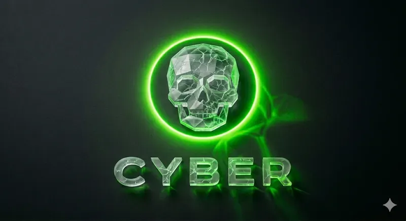 3D Neon Halo Glass Logo Architects