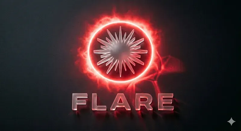 3D Neon Halo Glass Logo Architects